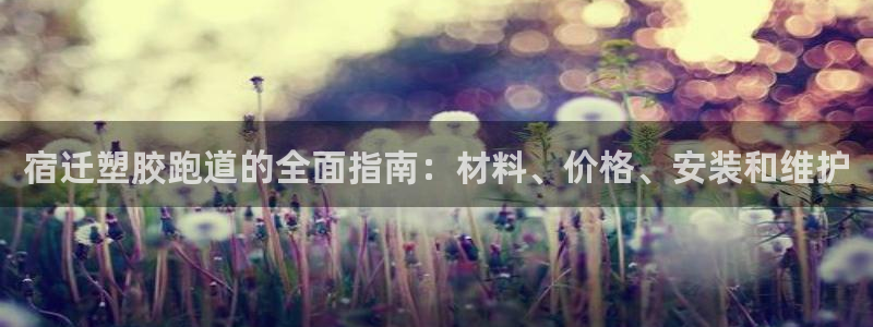 谈球吧靠谱吗：宿迁塑胶跑道的全面指南：材料、价格、安