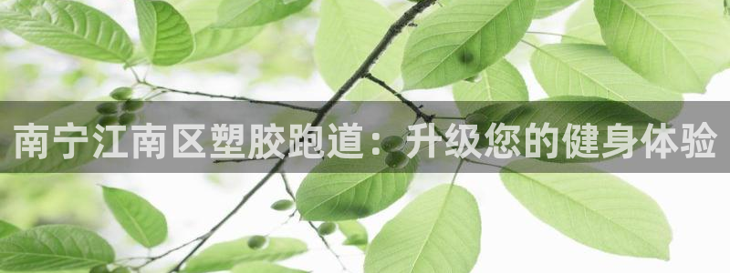 谈球吧体育app登陆：南宁江南区塑胶跑道：升级您的健身体验