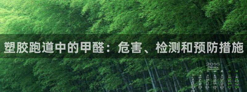 谈球吧咋样：塑胶跑道中的甲醛：危害、检测和预防措施