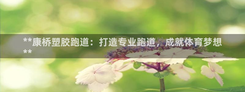 谈球吧体育app官网：**康桥塑胶跑道：打造专业跑道
