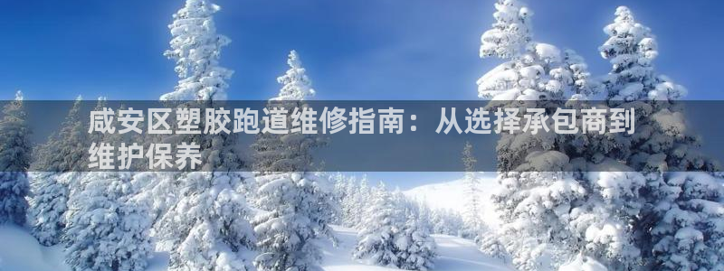 谈球吧登录网：咸安区塑胶跑道维修指南：从选择承包商到
维护保养