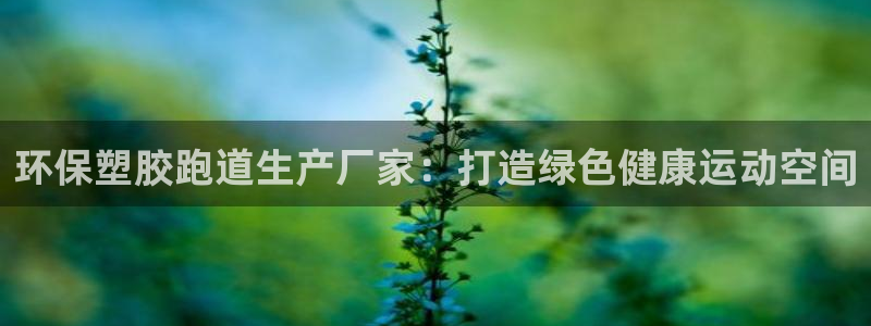 谈球吧app赛事分析：环保塑胶跑道生产厂家：打造绿色健康运动空间