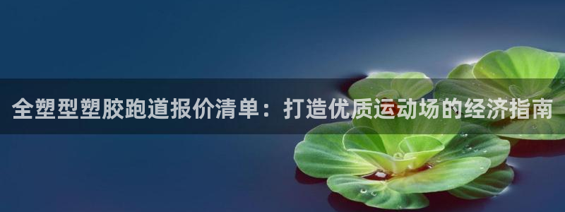 谈球吧体育app下载中心官方：全塑型塑胶跑道报价清单：打造优质运动场的经济指南