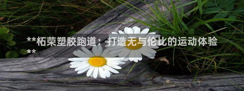 谈球吧平台正规吗可信吗知乎：**柘荣塑胶跑道：打造无与伦比的运动体验
**