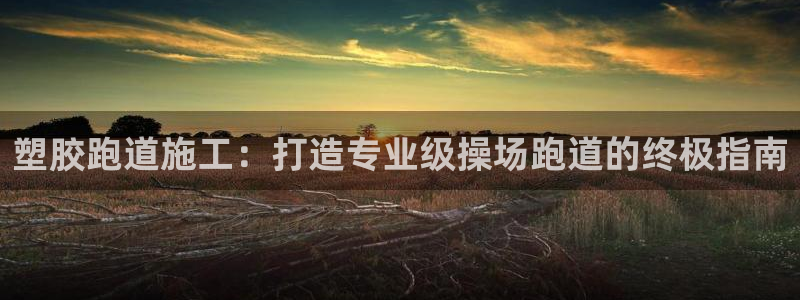 谈球吧体育app下载官网手机版苹果：塑胶跑道施工：打造专业级操场跑道的终极指南