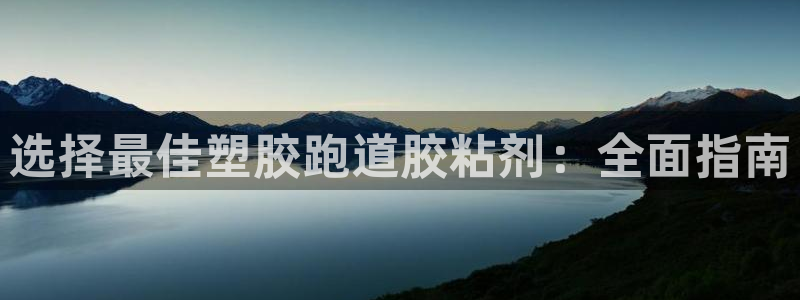 谈球吧：选择最佳塑胶跑道胶粘剂：全面指南
