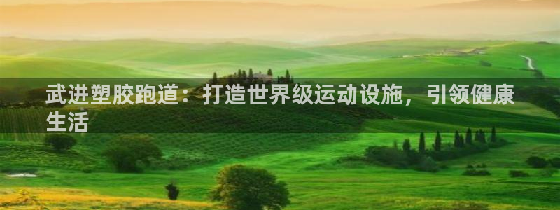 谈球吧网站：武进塑胶跑道：打造世界级运动设施，引领健康
生活