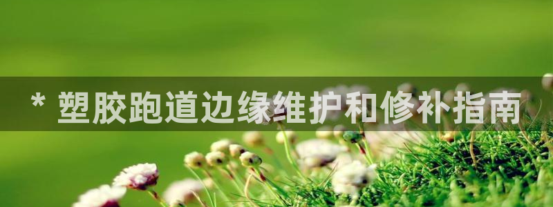 谈球吧是黑台子吗还是白台：* 塑胶跑道边缘维护和修补
