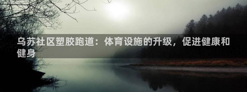 谈球吧全站app下载手机版：乌苏社区塑胶跑道：体育设施的升级